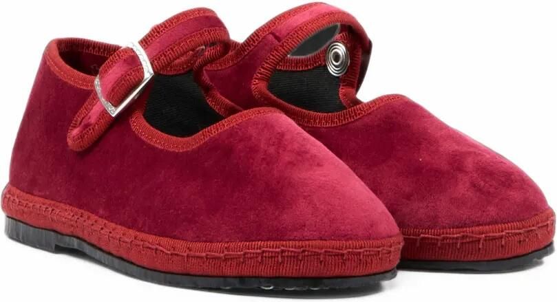 Sciuscià velvet ballet flats Rood
