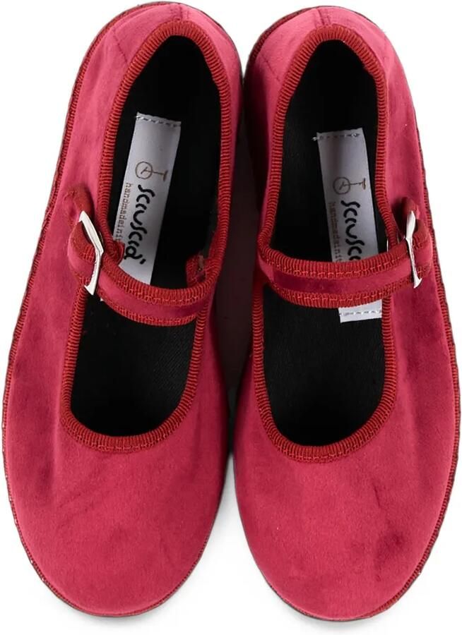 Sciuscià velvet ballet flats Rood - Foto 3