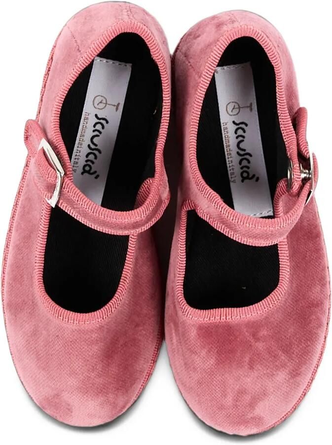 Sciuscià velvet ballet flats Roze - Foto 3