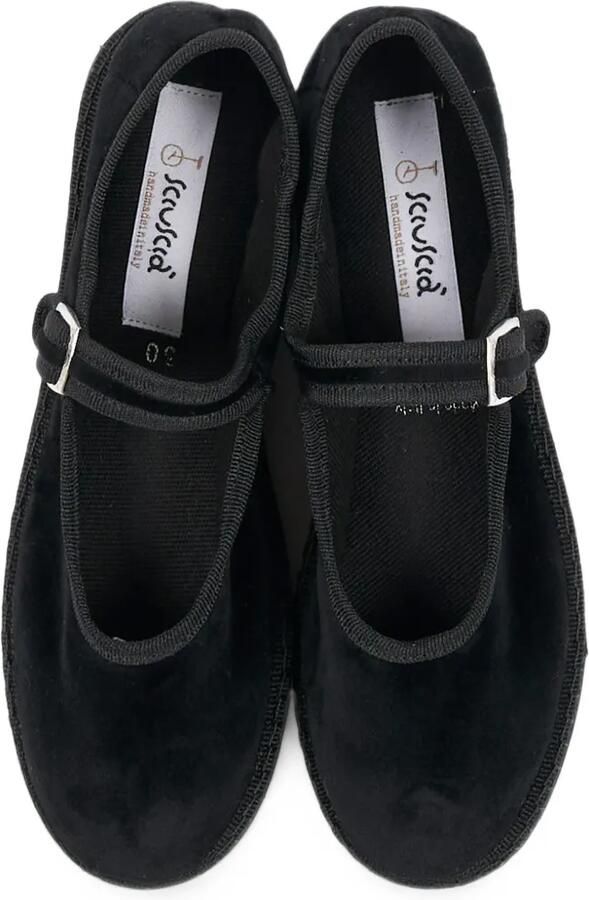 Sciuscià velvet ballet flats Zwart - Foto 2