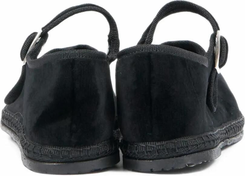 Sciuscià velvet ballet flats Zwart - Foto 3