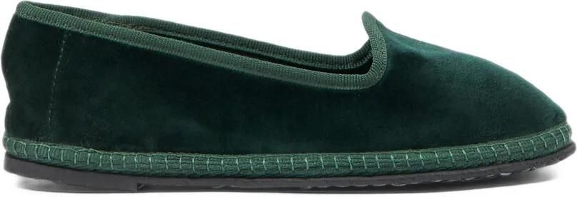 Sciuscià velvet loafer Groen - Foto 4