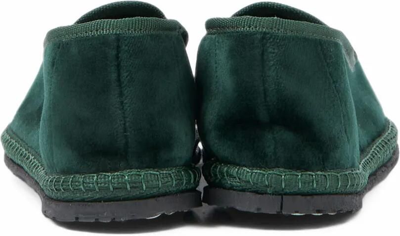 Sciuscià velvet loafer Groen - Foto 2