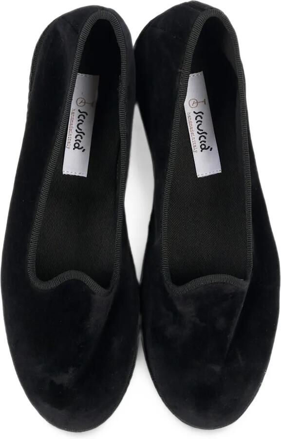 Sciuscià velvet loafer Zwart - Foto 2