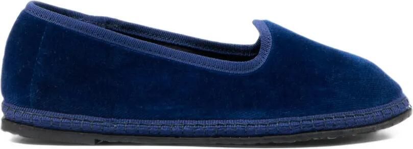 Sciuscià velvet slippers Blauw - Foto 5