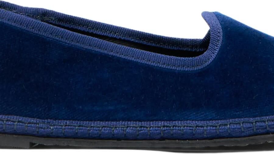 Sciuscià velvet slippers Blauw - Foto 3