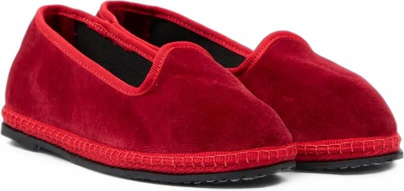 Sciuscià velvet Trullallà loafers Rood