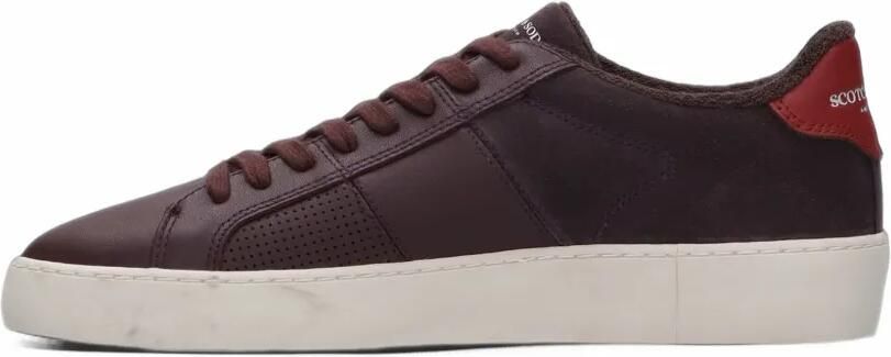 Scotch & Soda Sneakers met geperforeerde vlakken Paars - Foto 4