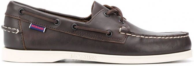 Sebago Bootschoenen met veters Bruin