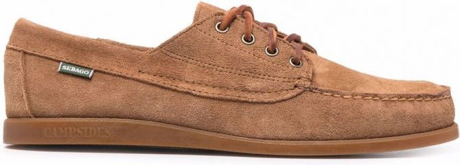 Sebago Bootschoenen met veters Bruin