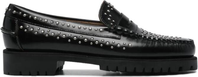 Sebago Dan Lug loafers met studs Zwart