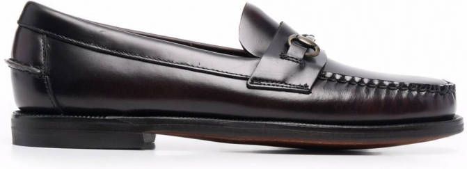 Sebago Loafers met horsebit Rood