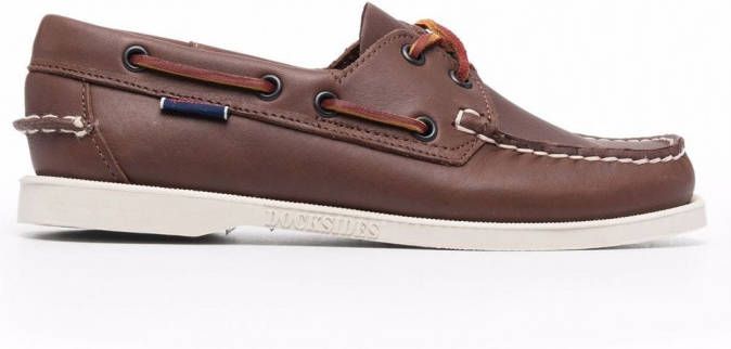 Sebago Loafers met veters Bruin