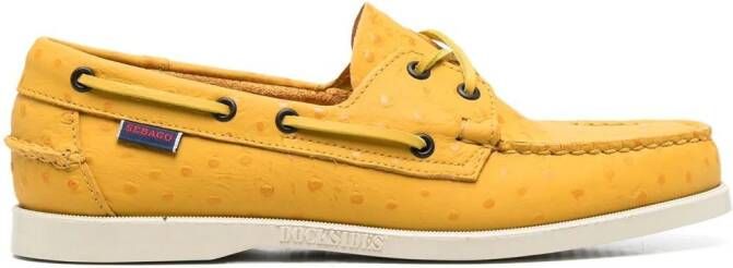 Sebago Bootschoenen met stippen Geel