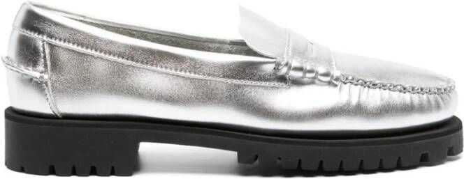 Sebago Loafers met metallic-effect Zilver