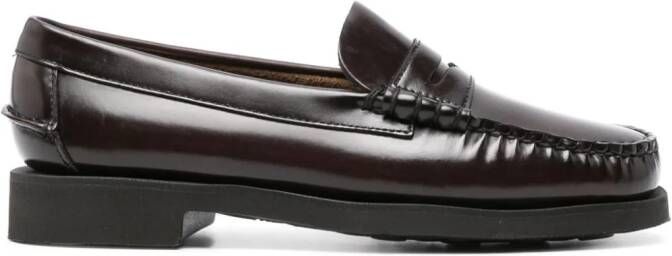 Sebago Leren loafers Rood