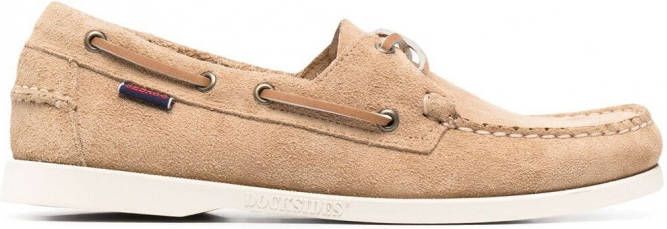 Sebago Portland suède veterschoenen Beige