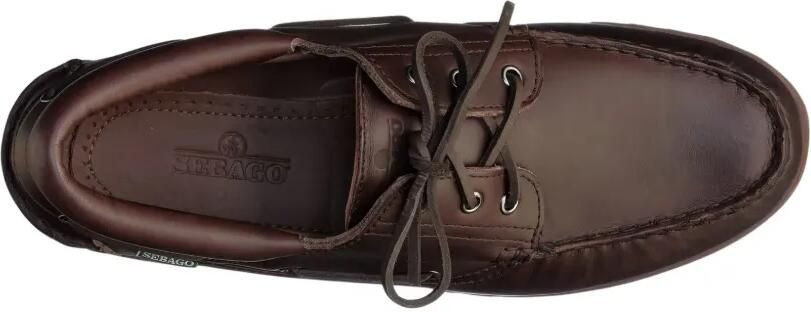 Sebago Acadia leren bootschoenen met veters Bruin - Foto 5