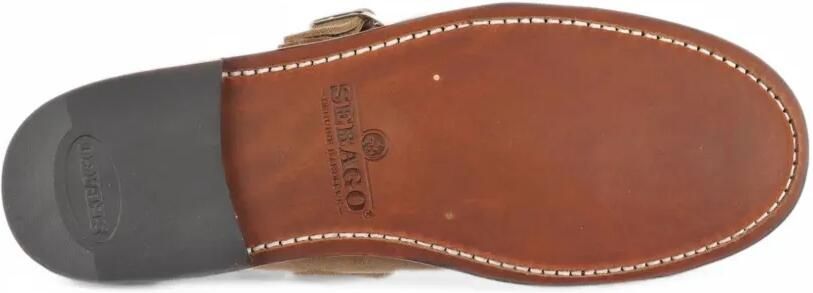 Sebago Angelina Fleshout buckle-strap loafers Beige