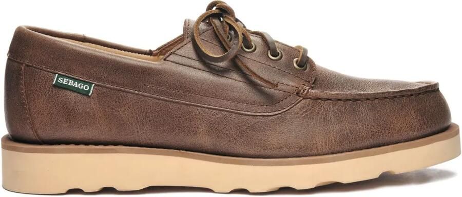 Sebago Bootschoenen met veters Bruin