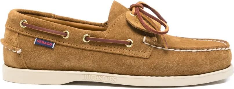 Sebago Bootschoenen met veters Bruin