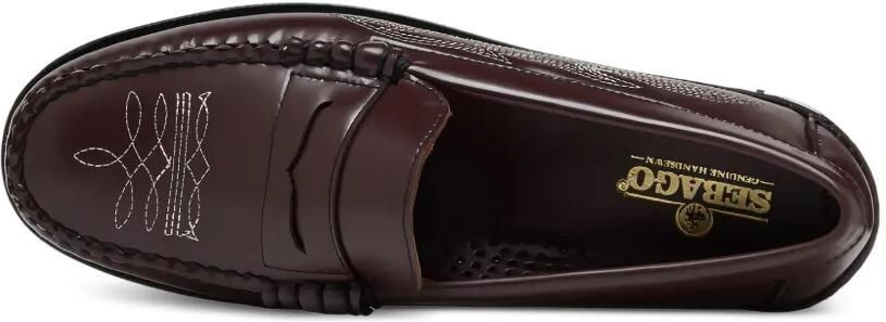 Sebago Dan El Paso loafers met borduurwerk Bruin - Foto 3