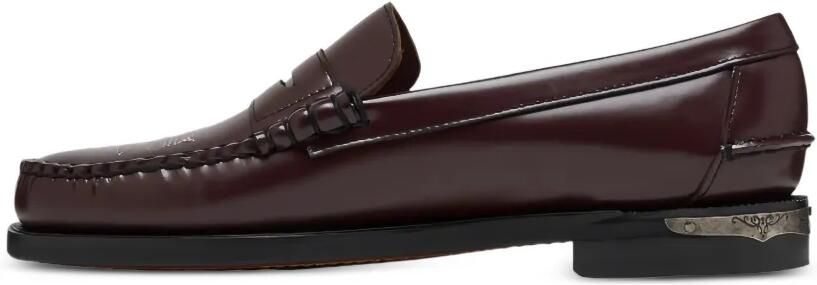 Sebago Dan El Paso loafers met borduurwerk Bruin - Foto 5
