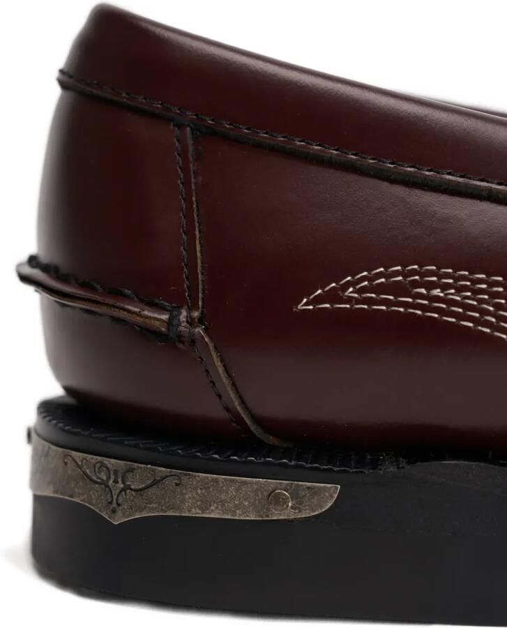 Sebago Dan El Paso penny loafers met borduurwerk Bruin - Foto 2