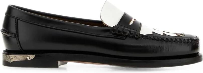 Sebago Dan leren loafers Zwart