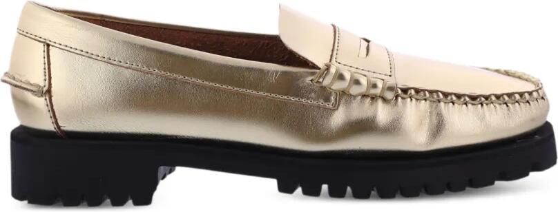 Sebago Dan Met lug-sole loafers Goud