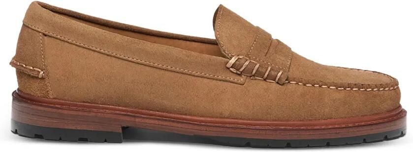 Sebago Dawson suède penny loafers Bruin