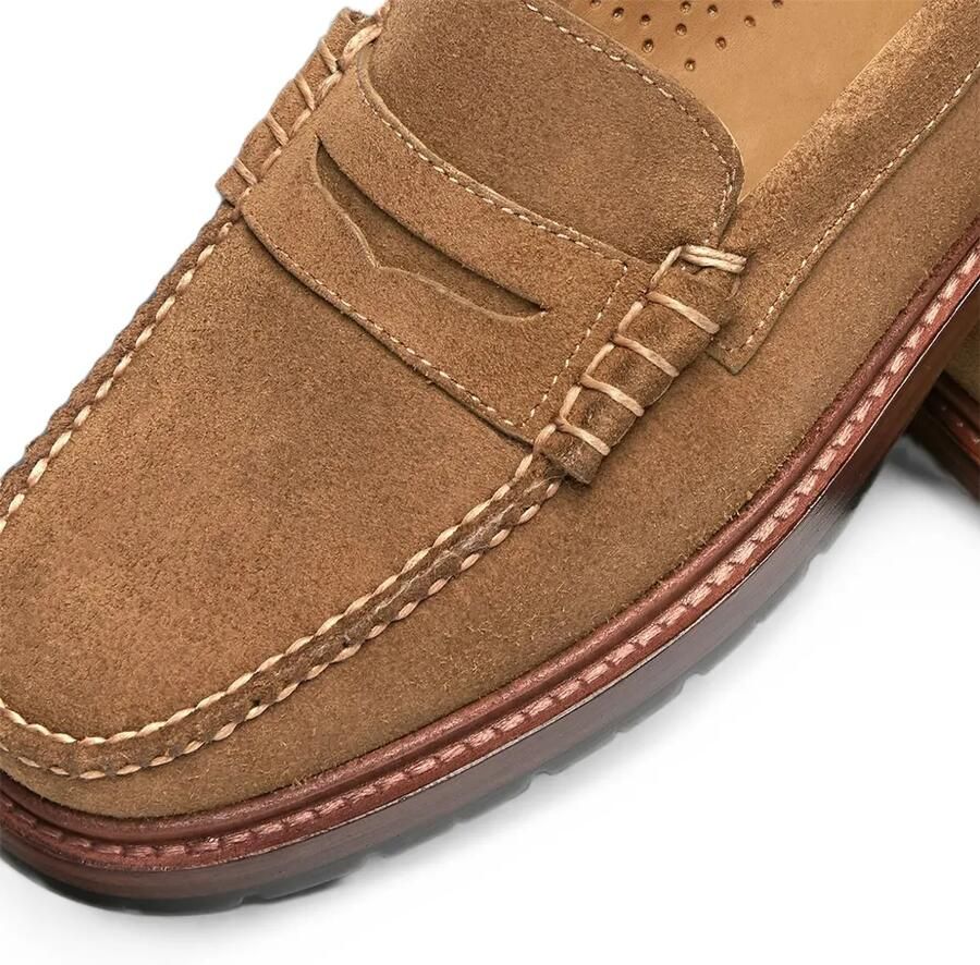 Sebago Dawson suède penny loafers Bruin - Foto 2