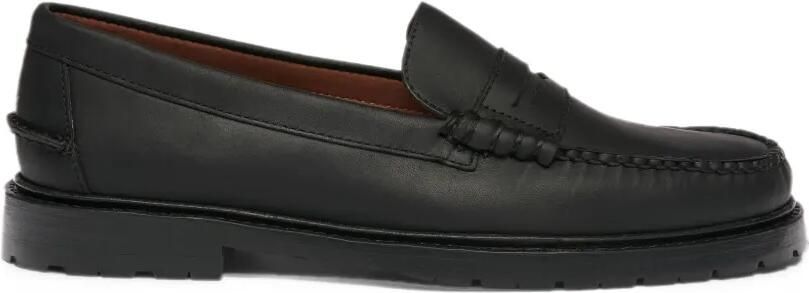 Sebago Daxton leather loafers Zwart