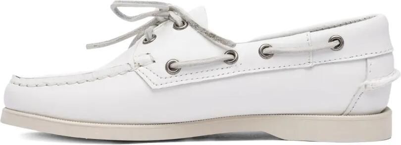 Sebago Dockside Portland leren bootschoenen Wit - Foto 5