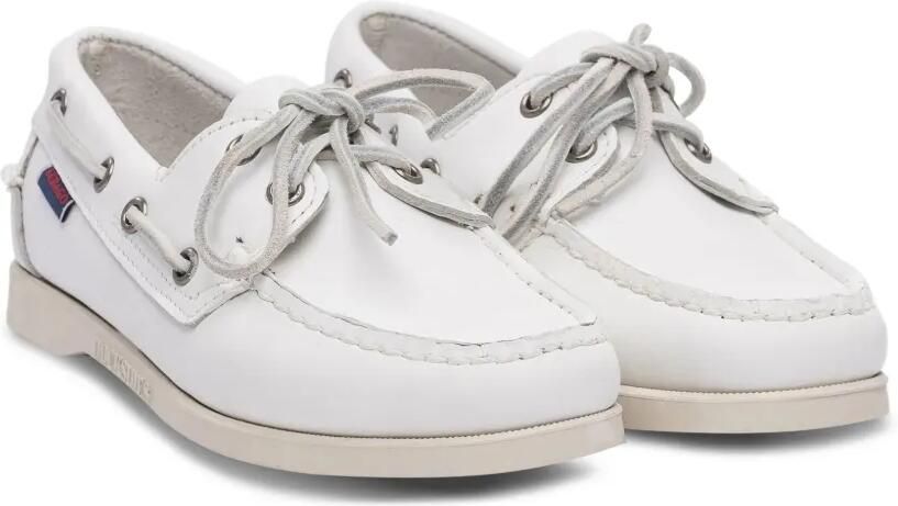 Sebago Dockside Portland leren bootschoenen Wit - Foto 3