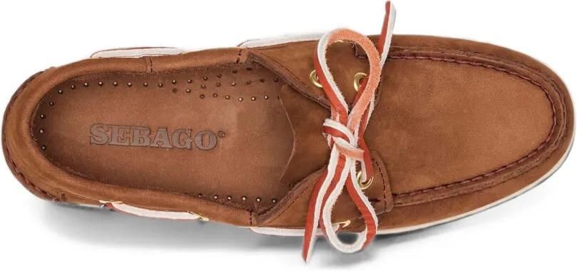 Sebago Docksides Portland nubuck loafers Bruin - Foto 3