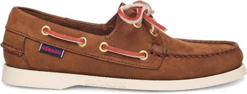 Sebago Docksides Portland nubuck loafers Bruin - Foto 4