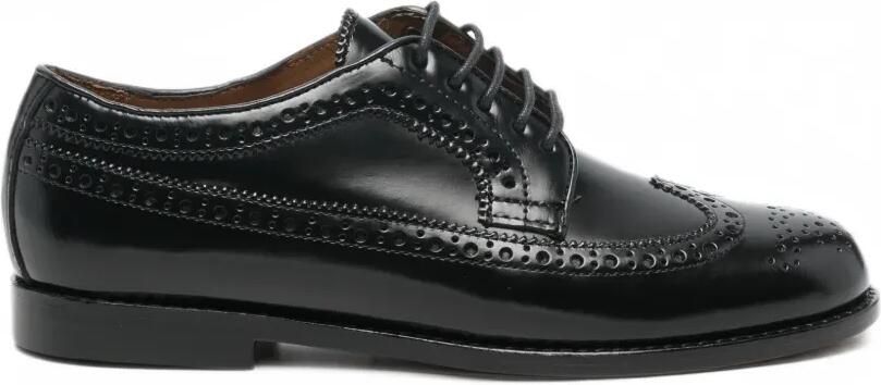 Sebago Evelyn brogue leather shoes Zwart