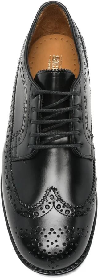 Sebago Evelyn brogue leather shoes Zwart - Foto 4