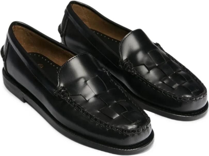 Sebago Frank Braided leather loafers Zwart - Foto 5