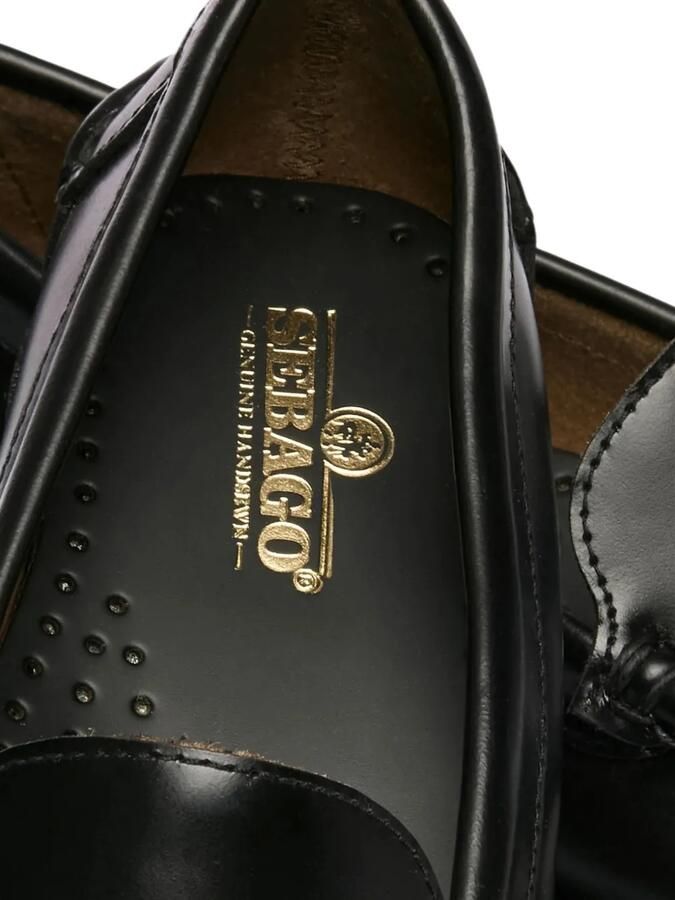Sebago Frank Braided leather loafers Zwart - Foto 3