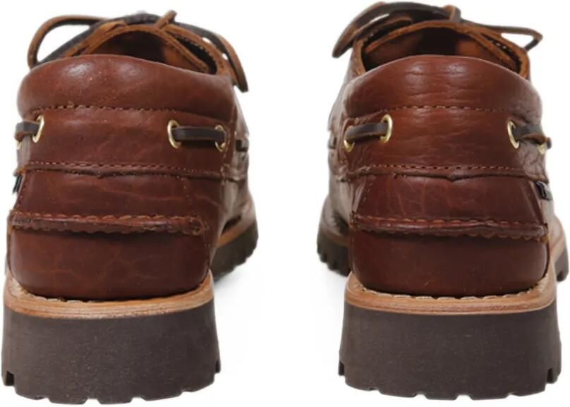 Sebago fringe-detail leather boat shoes Bruin - Foto 3