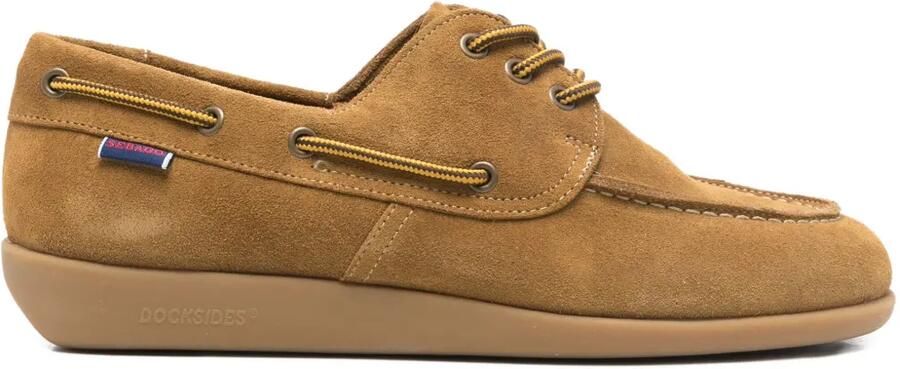 Sebago Gary Jobson bootschoenen met veters Bruin