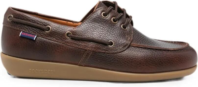 Sebago Gary Jobson Dockside loafers met veters Bruin
