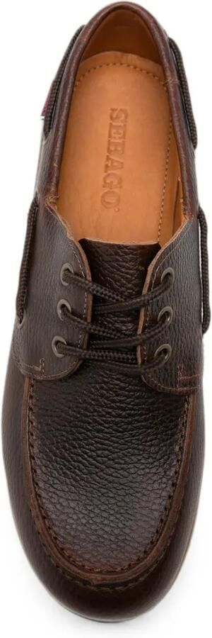 Sebago Gary Jobson Dockside loafers met veters Bruin - Foto 4