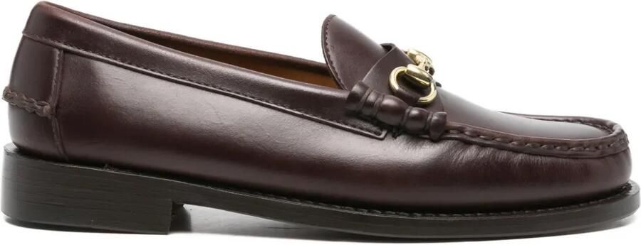 Sebago Horsebit leren loafers Bruin