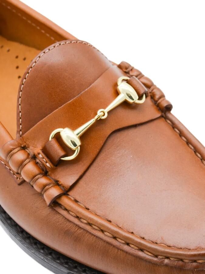 Sebago Horsebit leren loafers Bruin - Foto 2