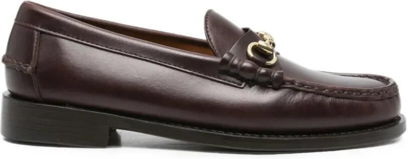 Sebago Horsebit leren loafers Bruin