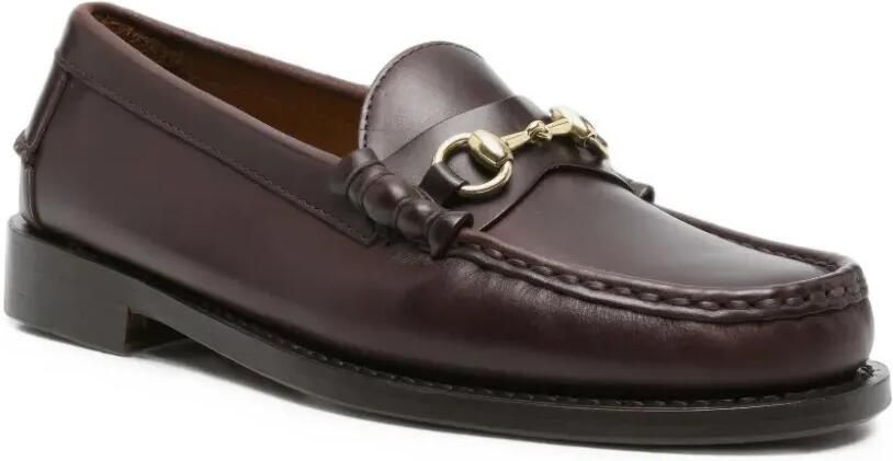 Sebago Horsebit leren loafers Bruin - Foto 3