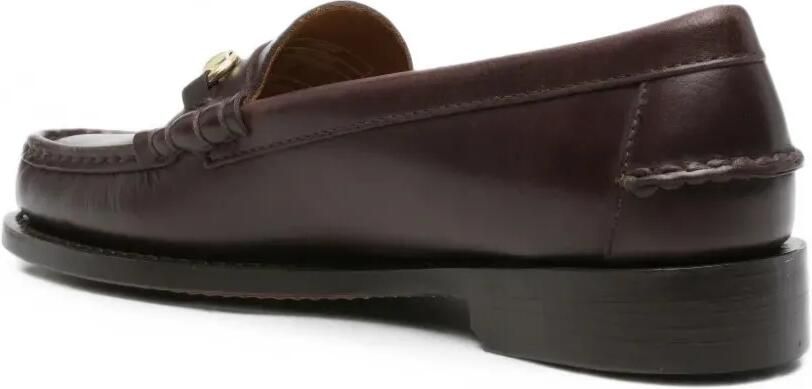 Sebago Horsebit leren loafers Bruin - Foto 4
